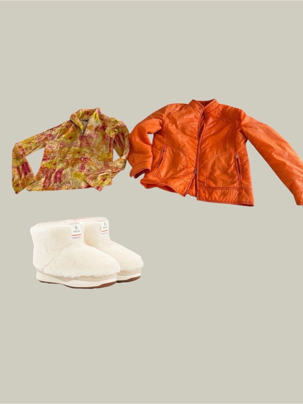Bogner Orange Ski Jacket - Padded Winter Shell